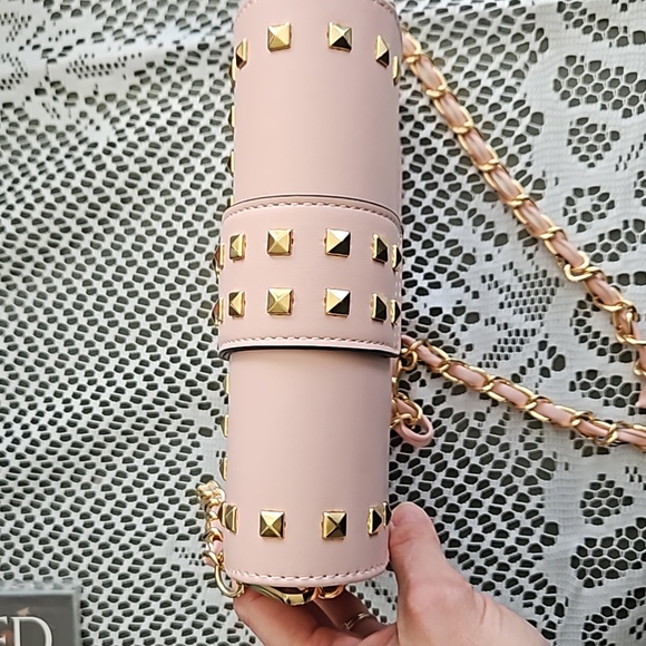 Studded Pink Crossbody Purse NWOT - Picture 8 of 9